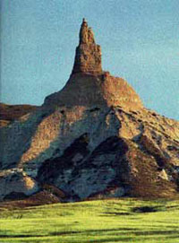 Chimney Rock - North Platte River - Nebraska