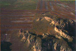 Felder bei Scotts Bluff - Nebraska