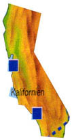 Californienkarte